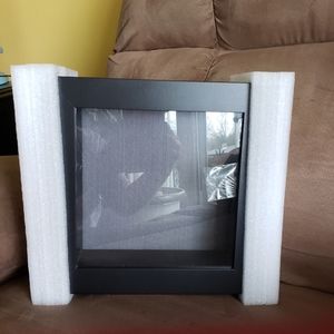 8x8 Shadow Box Frame Display Case 2" Depth for Photo Artworks Gifts, Black NEW